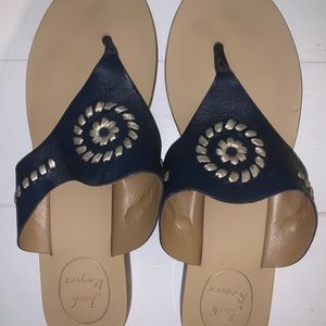 Jack Rogers Navy Sandals